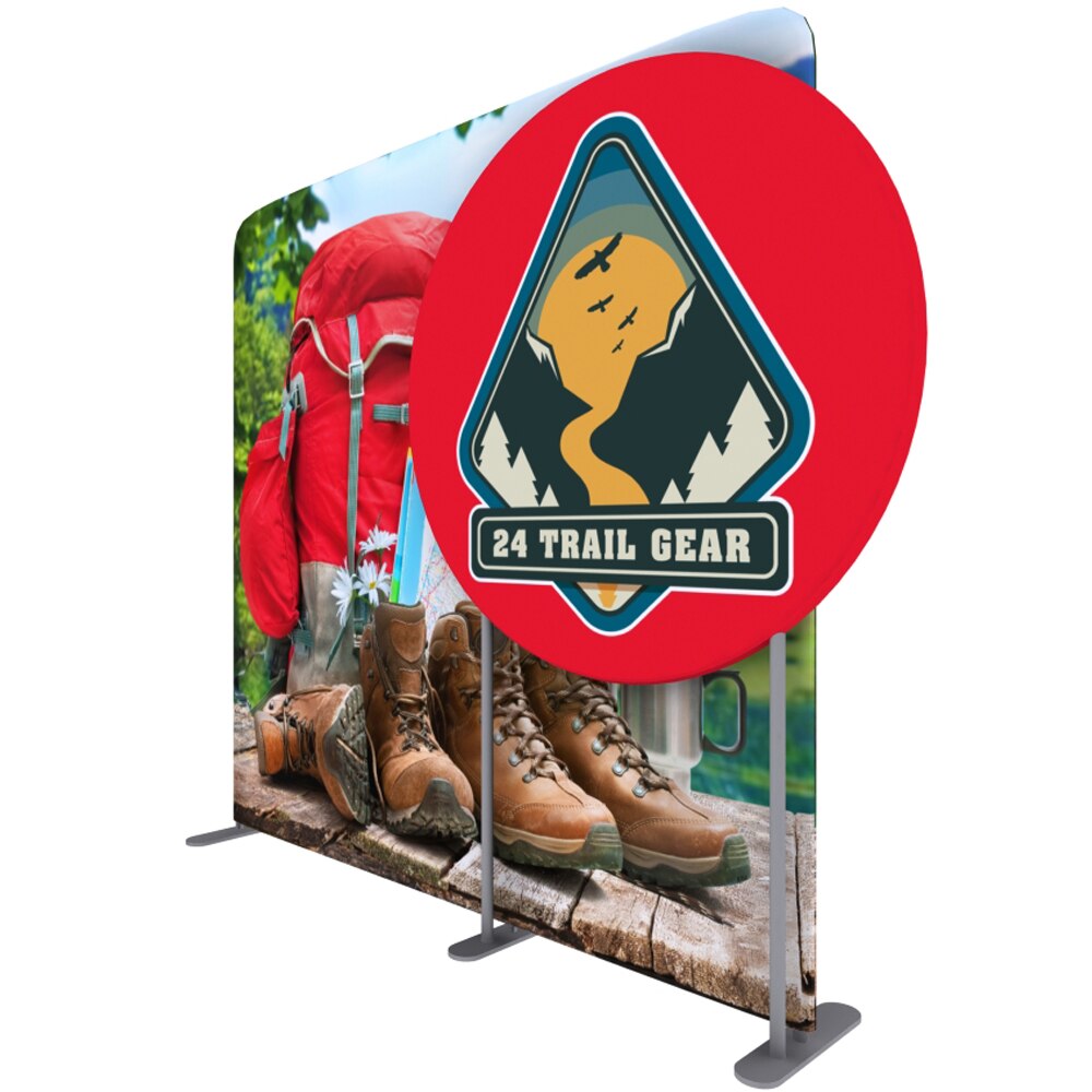 EZ Tube® Connect 10FT Kit L (8 x 5') — Single Sided Graphic Package